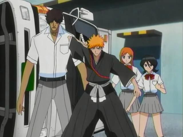 Otaku Gallery  / Anime e Manga / Bleach / Screen Shots / Episodi / 071 - Il momento dello scontro - Un mano malvagia si avvicina al Quincy / 074.jpg